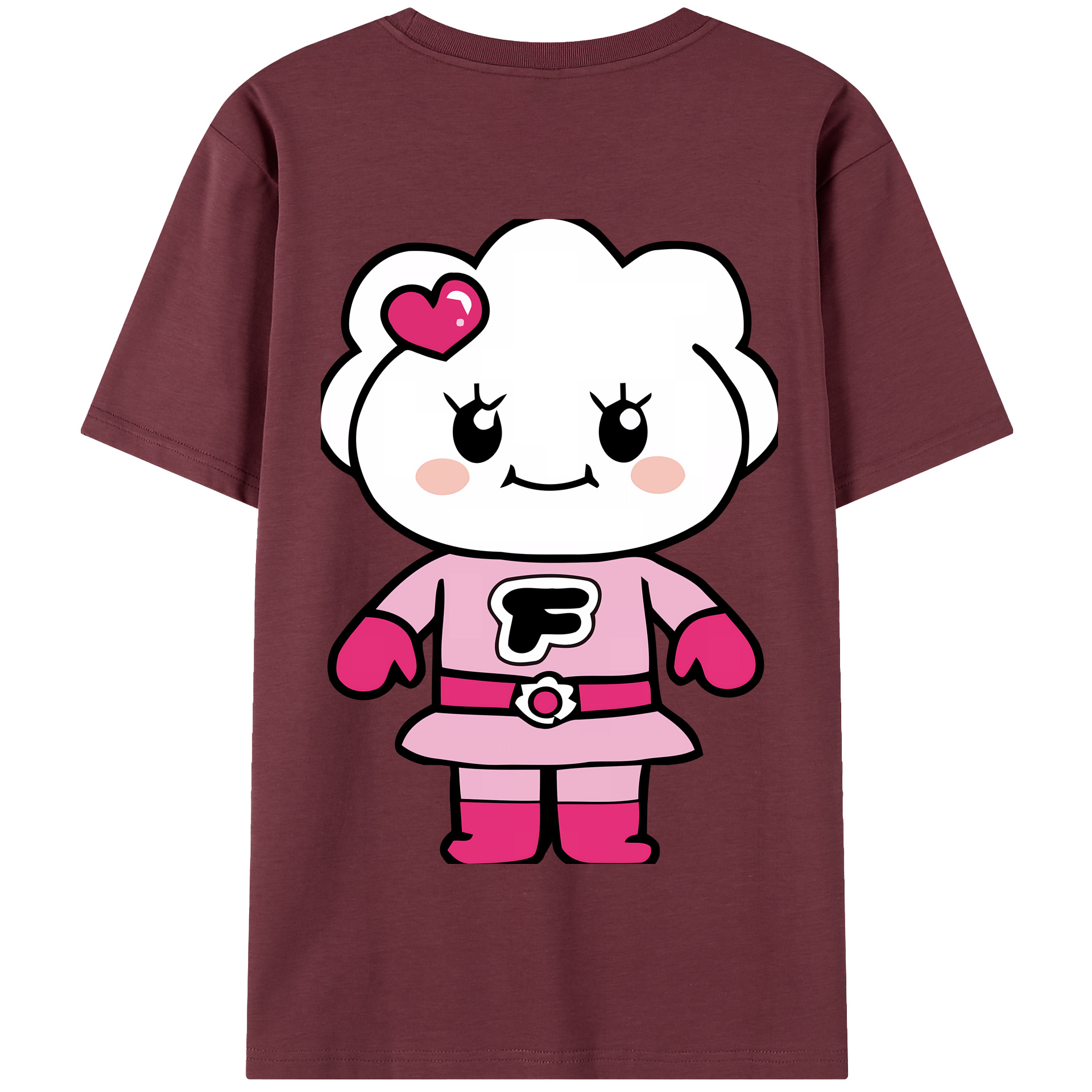 （画像用） アンパンマン Anpanman 綿100％半袖Tシャツ（背面プリント）
